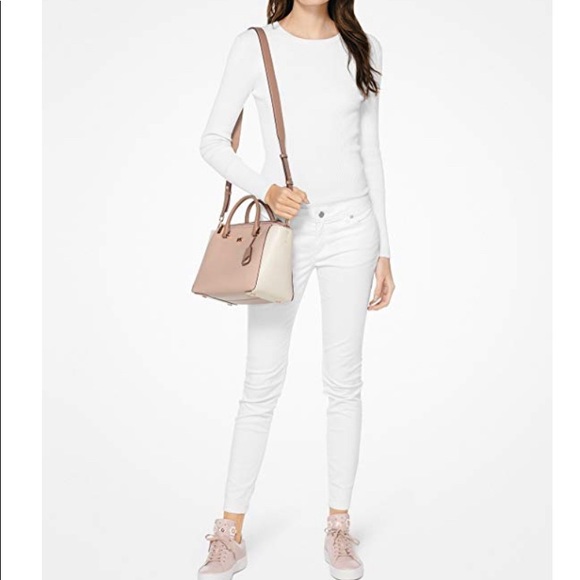 Michael Kors Nolita Medium Satchel - Soft Pink - Picture 4 of 6